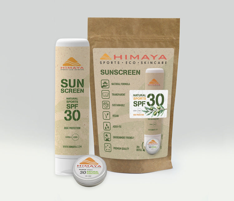 Himaya Natural sunscreen spf 30 & spf50+  Bottles