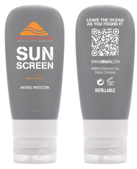 HIMAYA Natural Sunscreen  SPF 30 50ml – Mineral - Zinc - Reef Safe -Refillable Himaya