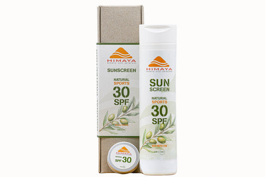 HIMAYA Natural Sunscreen SPF 30 200ml – Mineral - Zinc - Reef Safe -Refillable Himaya